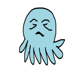 Octopus Smurfs Huppah sticker #10417896