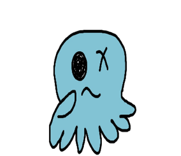 Octopus Smurfs Huppah sticker #10417897