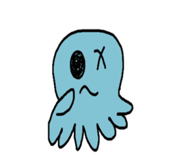 Octopus Smurfs Huppah sticker #10417897