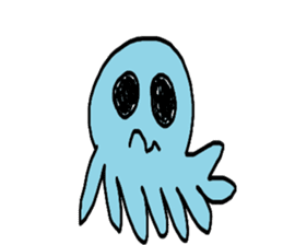 Octopus Smurfs Huppah sticker #10417898