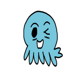 Octopus Smurfs Huppah sticker #10417901