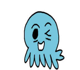 Octopus Smurfs Huppah sticker #10417901