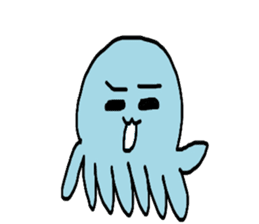 Octopus Smurfs Huppah sticker #10417902