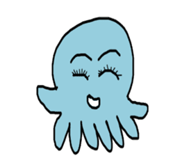 Octopus Smurfs Huppah sticker #10417903