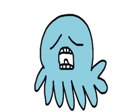 Octopus Smurfs Huppah sticker #10417904