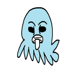 Octopus Smurfs Huppah sticker #10417905