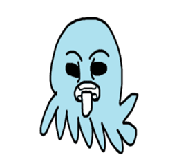 Octopus Smurfs Huppah sticker #10417905