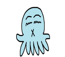 Octopus Smurfs Huppah sticker #10417908