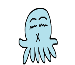 Octopus Smurfs Huppah sticker #10417908