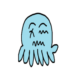 Octopus Smurfs Huppah sticker #10417909