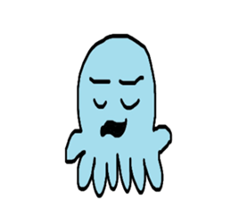 Octopus Smurfs Huppah sticker #10417910