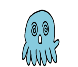 Octopus Smurfs Huppah sticker #10417912