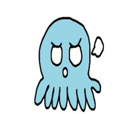 Octopus Smurfs Huppah sticker #10417913