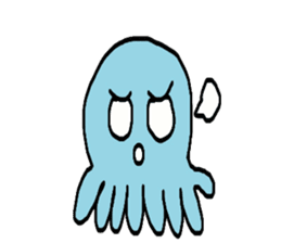 Octopus Smurfs Huppah sticker #10417913