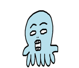 Octopus Smurfs Huppah sticker #10417914