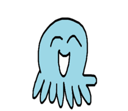 Octopus Smurfs Huppah sticker #10417916