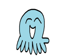 Octopus Smurfs Huppah sticker #10417916