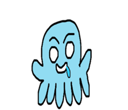 Octopus Smurfs Huppah sticker #10417918
