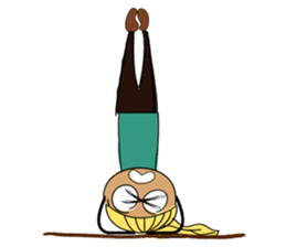 Girls like yoga sticker #10418102