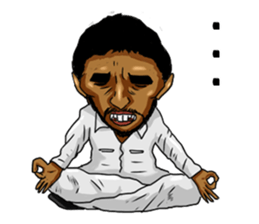 Darker face foreign students AKIRA sticker #10418162