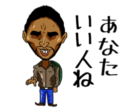 Darker face foreign students AKIRA sticker #10418168