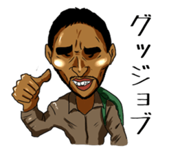 Darker face foreign students AKIRA sticker #10418171