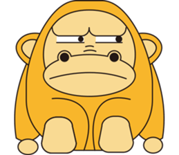 Orange Ape sticker #10418920