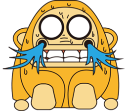 Orange Ape sticker #10418921