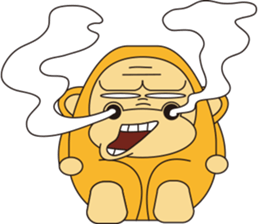 Orange Ape sticker #10418922