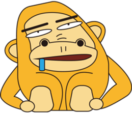 Orange Ape sticker #10418923