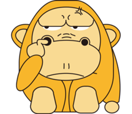 Orange Ape sticker #10418932