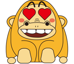 Orange Ape sticker #10418933