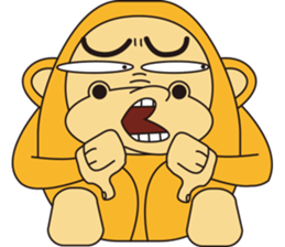 Orange Ape sticker #10418936