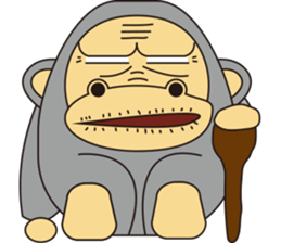 Orange Ape sticker #10418937