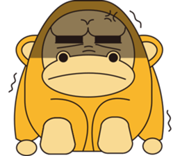 Orange Ape sticker #10418940