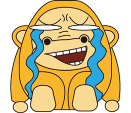 Orange Ape sticker #10418941