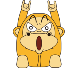 Orange Ape sticker #10418942