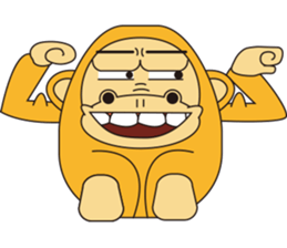 Orange Ape sticker #10418945