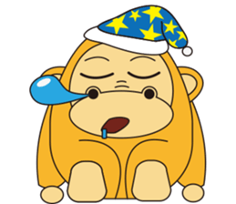 Orange Ape sticker #10418946