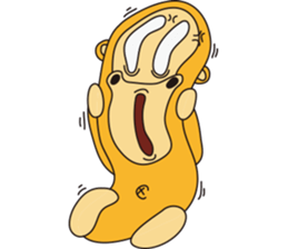 Orange Ape sticker #10418949