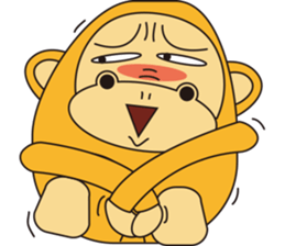 Orange Ape sticker #10418956