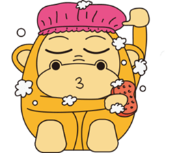 Orange Ape sticker #10418958