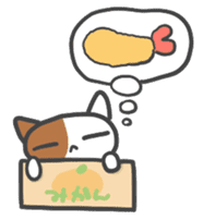 ORANGE BOX CAT sticker #10419108