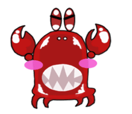 Coco The Cute Crab sticker #10419280