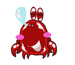 Coco The Cute Crab sticker #10419281