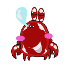 Coco The Cute Crab sticker #10419281