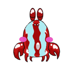 Coco The Cute Crab sticker #10419283