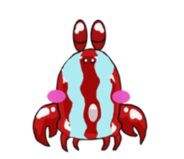 Coco The Cute Crab sticker #10419283