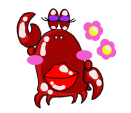 Coco The Cute Crab sticker #10419286