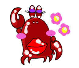 Coco The Cute Crab sticker #10419286